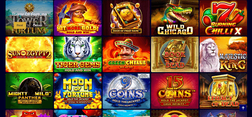 Club Riches Casino's Games Selection