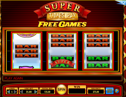 Super Times Pay game
